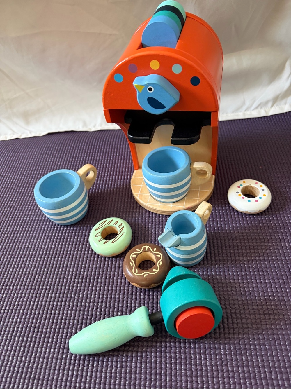 ☕️EUC Toy cappuccino machine - Tender Leaf Toys - wood toy Montessori style play - Picture 6 of 6